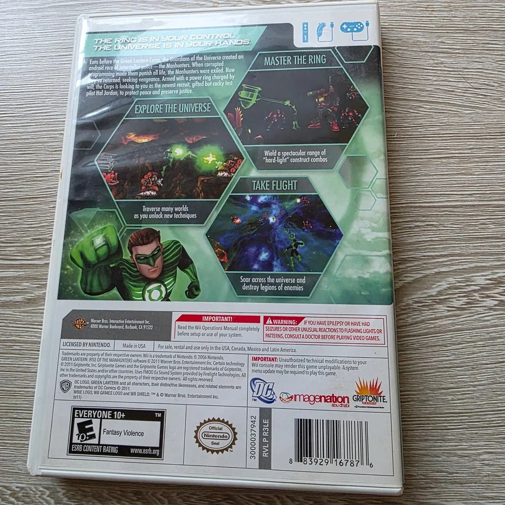 Nintendo green lantern